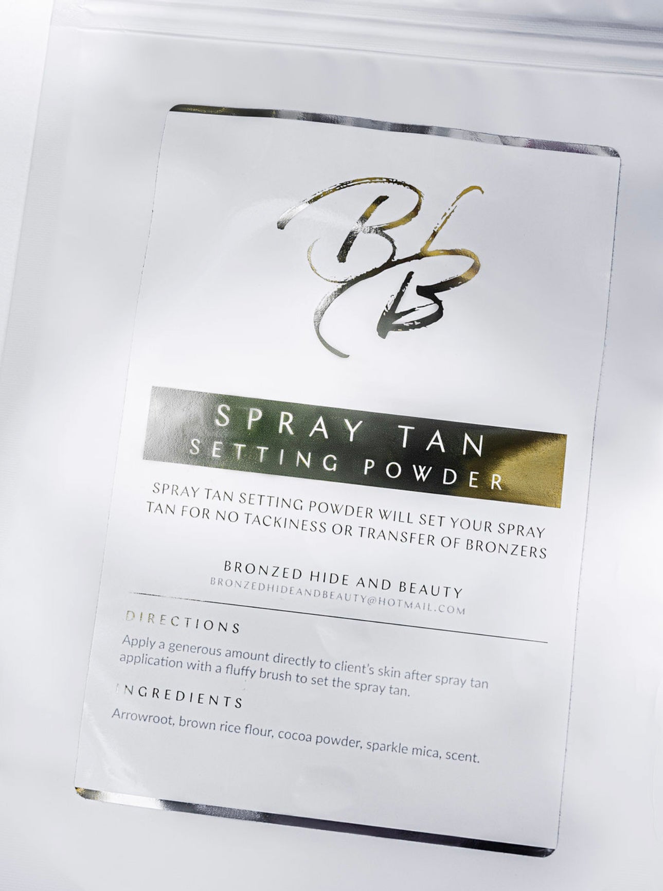 BHB Spray Tan Setting Powder – Bronzed Hide and Beauty